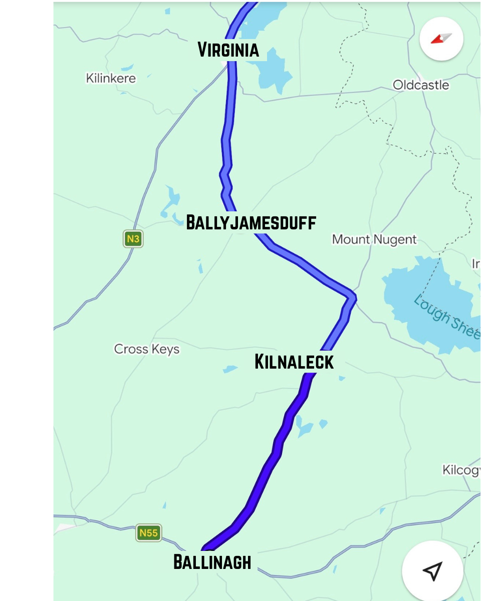 Westlife Ballinagh Route