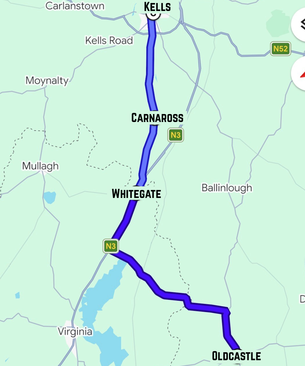 Westlife Oldcastle Route